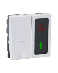 DND & MMR Indicator-with Bell Push-1+1 Module-White