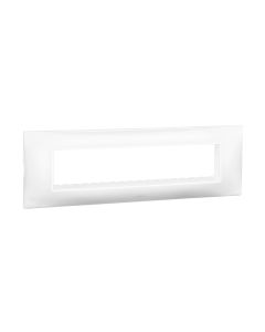 Cover Plate with Support Frame-9 Module-Classic White