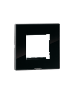 Cover Plate with Support Frame-2 Module-Ice Black